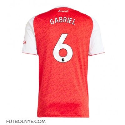 Camiseta Arsenal Gabriel Magalhaes #6 Primera Equipación 2025-26 manga corta Camiseta Arsenal Gabriel Magalhaes #6 Primera Equipación 2025-26 manga corta